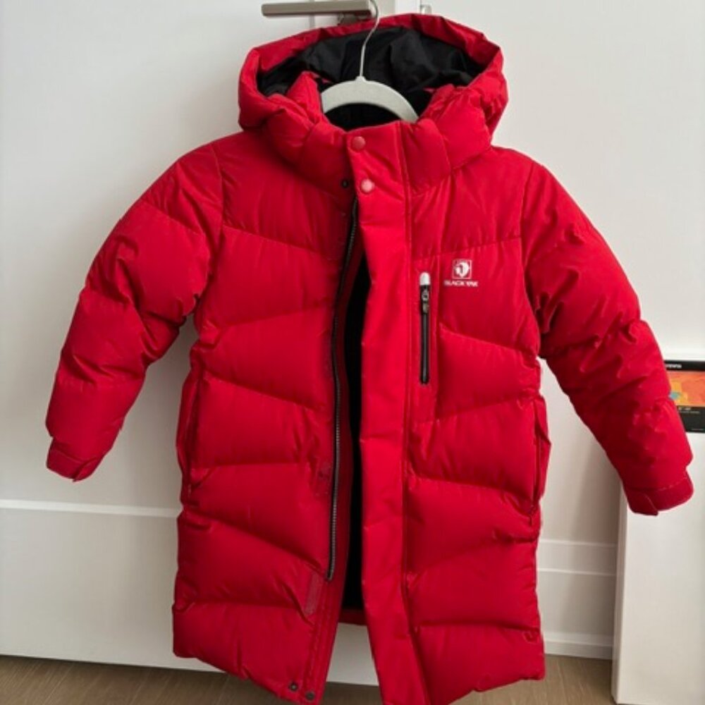 Korean Black Yak kids winter Down Parka